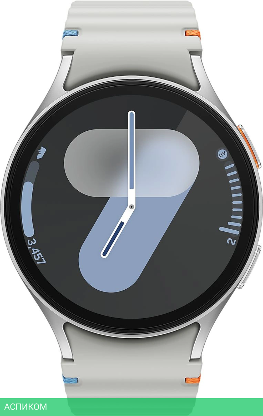 Умные часы Samsung Galaxy Watch 7 LTE 44мм 1.5" Super AMOLED серебристый (SM-L315FZSACAU)