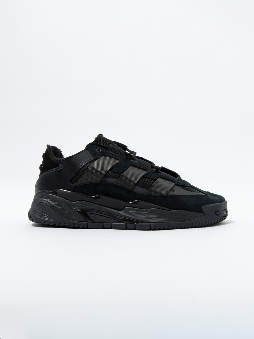 Кроссовки ADIDAS NITEBALL на меху (чёрн.)
