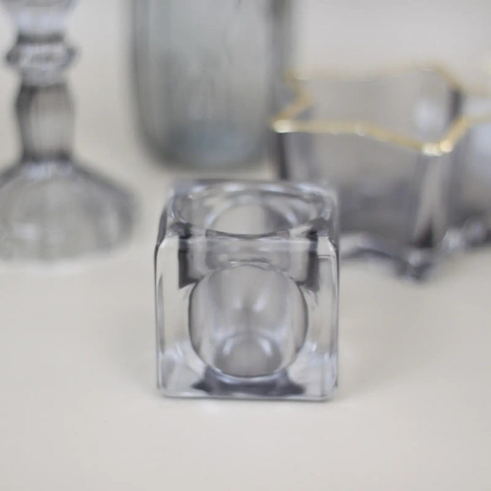 Подсвечник «ICE» 5*5 см, Графит