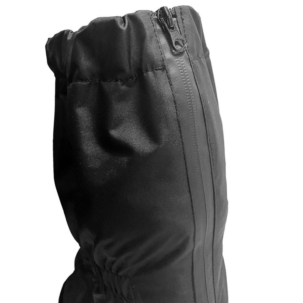 Дождевые бахилы Rain boots / Цельная подошва / Черный