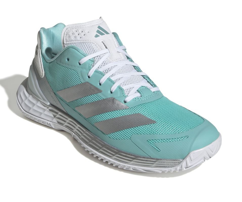 Женские теннисные кроссовки Adidas Defiant Speed 2 W - flaaqu/silvmt/minton