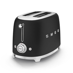 Тостер Smeg TSF01BLMEU, черный матовый