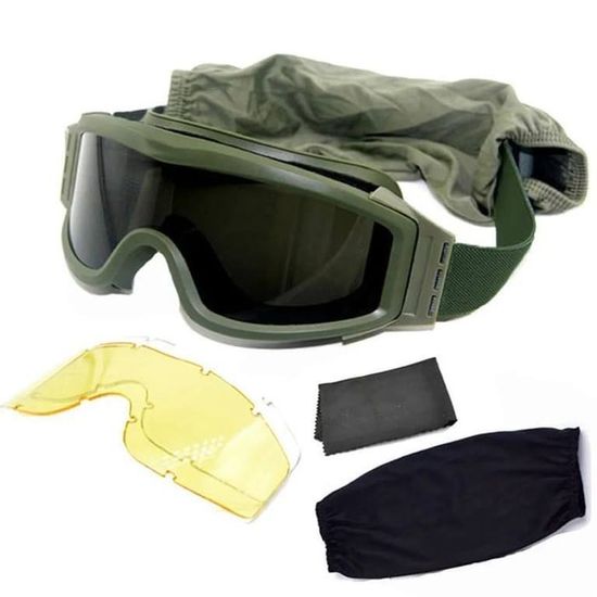 Очки Revision Locust со сменными линзами (оливковый)