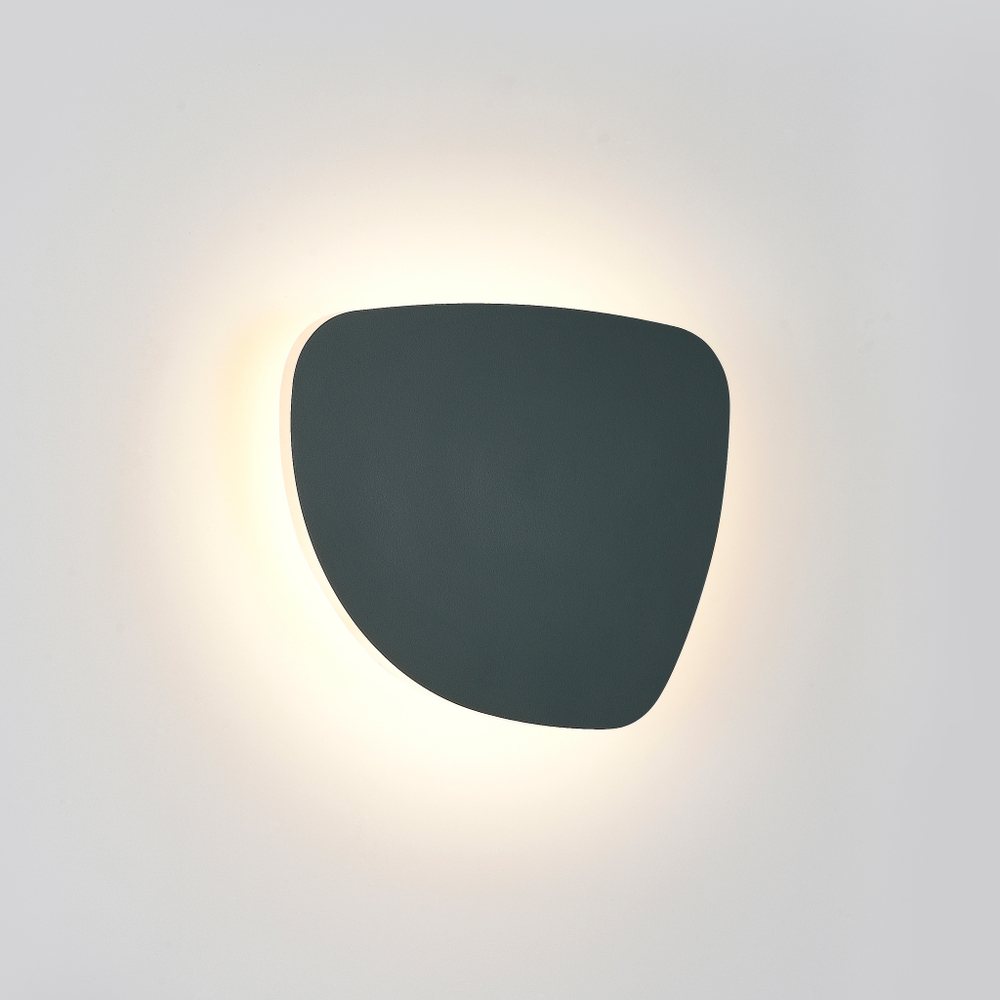 Декоративная панель для Base DL20781 (асимметричный треугольник),   H200xL160xW11мм,  IP20,  матовый изумруд