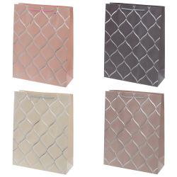 GAEM Пакет подарочный (бумага 210г/м2, блок микс 12шт), L31 W12 H40 см, 4в.