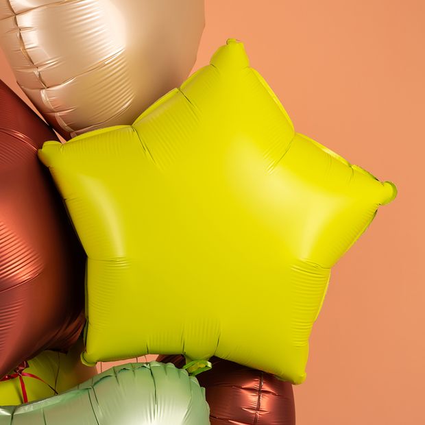 G Шар Звезда 18''/46 см, Сатин Лайм (БГ-15)