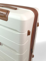 Большой чемодан Mironpan 23102, Молочный, XL