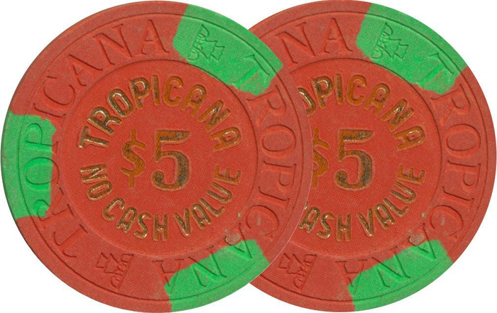 Tropicana Casino $5 NCV Chip