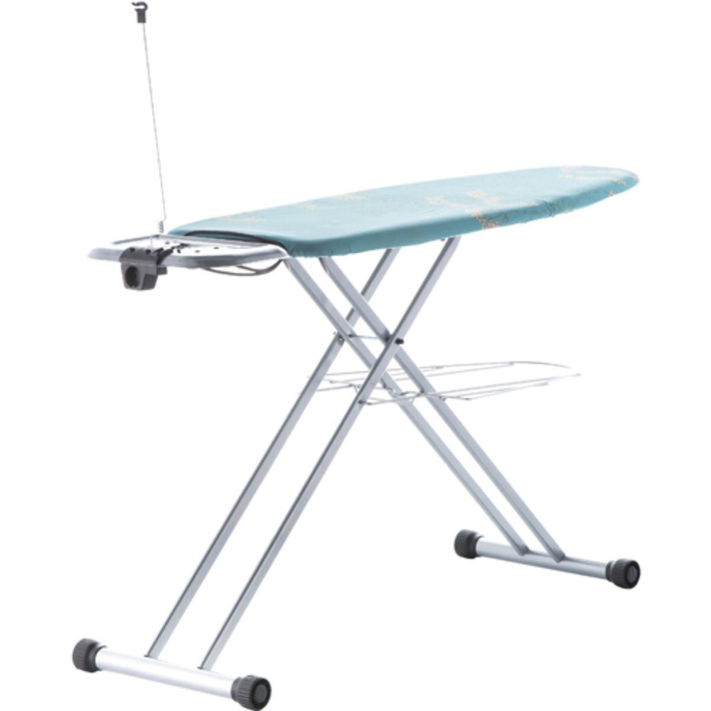 Доска гладильная 120х44 см, Сильвия, подст д/ут, рукав, розет, полк д/бел, удл 1.5 м, Dogrular, 2141