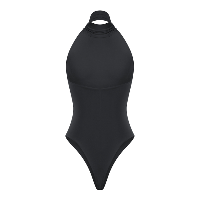 Bodysuit halter — Black