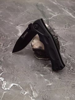 Складной нож тактический BOKER Черный матовый