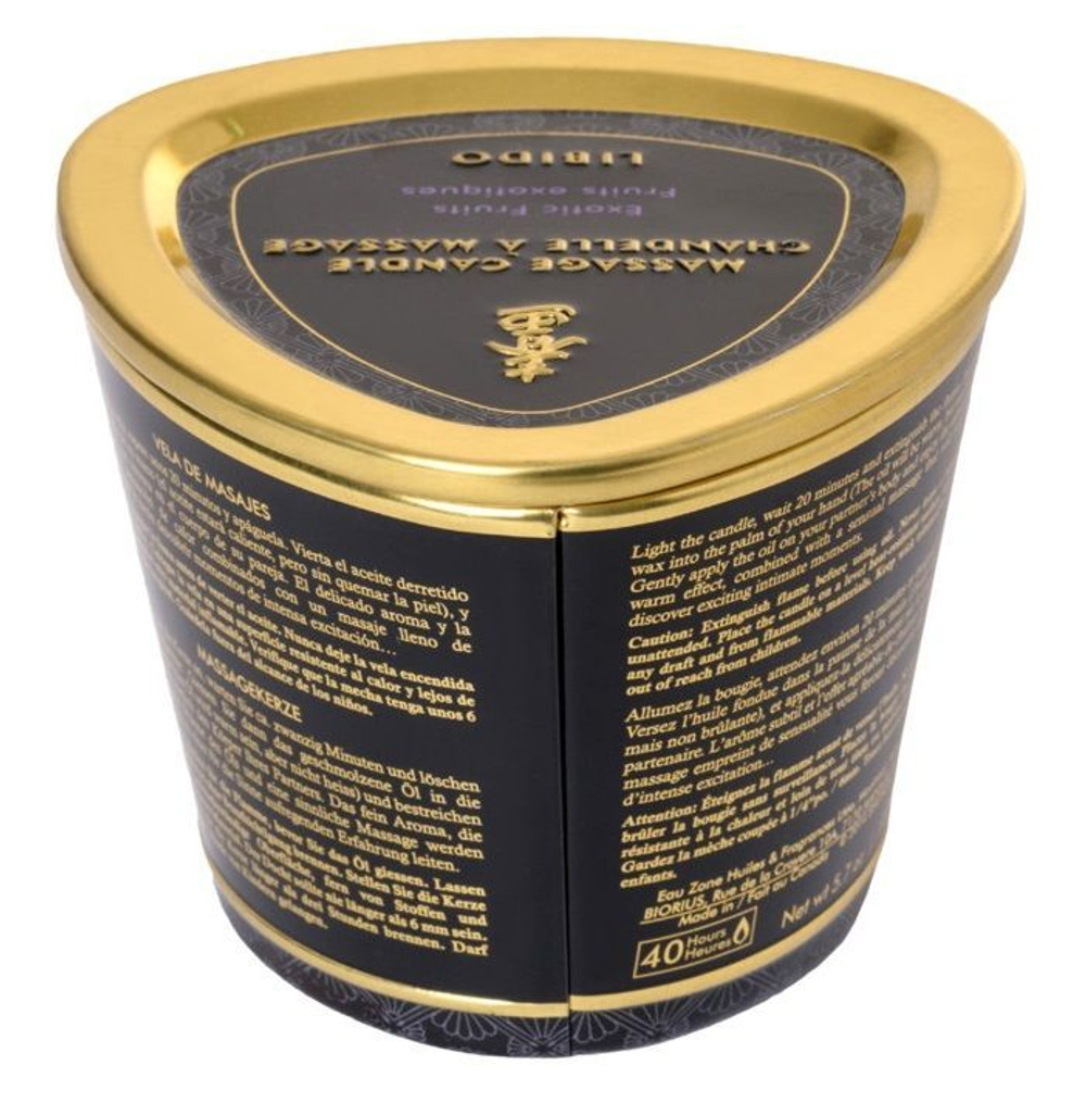 Массажная свеча Shunga Exotic Fruits, аромат экзотических фруктов, 170 мл