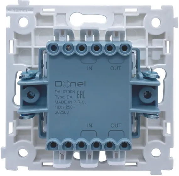 Donel R98 механизм выключателя В1 с 3-х мест (перекрёстного) 4 контакта, 10 A 250 В~, серия DA