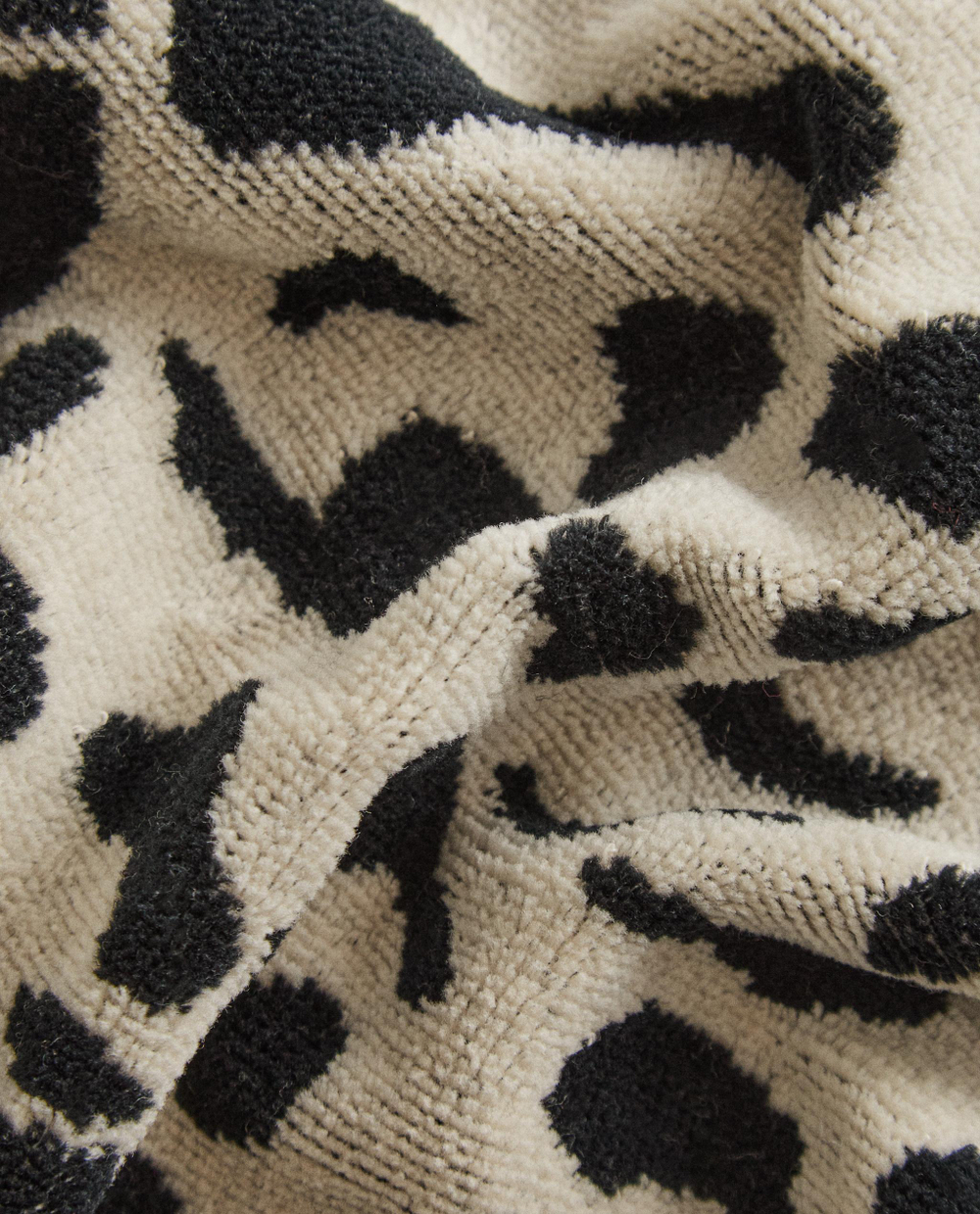 Zara Home Полотенце для лица и рук из хлопка, чёрный, 30x30 см (3 шт.)