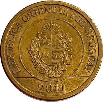 1 песо 2011 Уругвай
