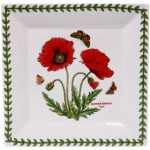 Тарелка керамическая «Цветочная грация» 25*25см, маки