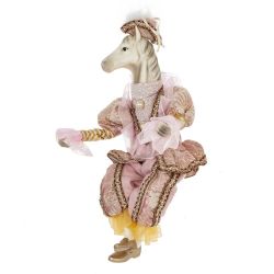 GAEM Игрушка набивная подвес "Лошадь", L15 W9 H36/21 см
