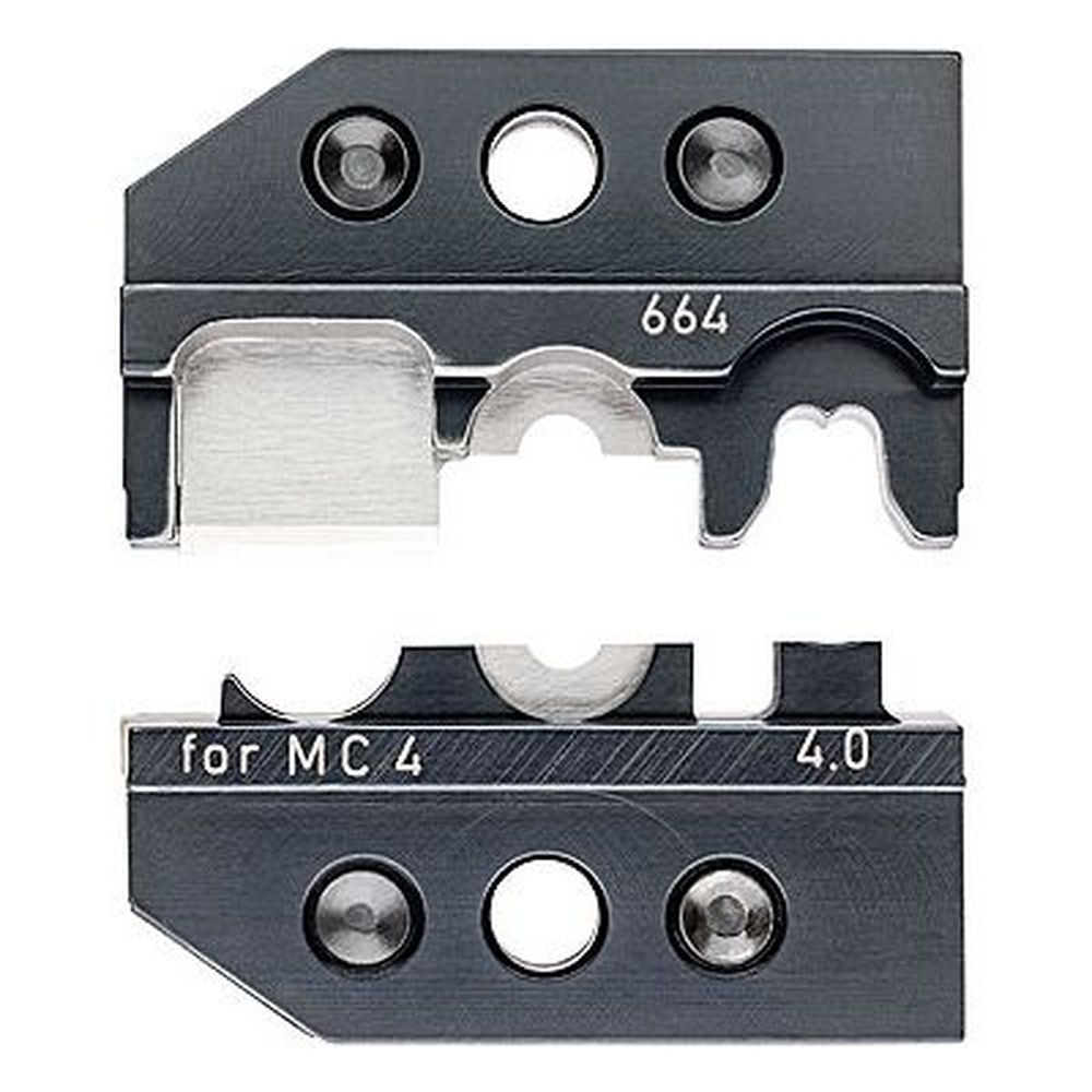 Плашка опрессовочная: штекеры Solar MC 4 (Multi-Contact) резка/зачистка/обжим, 4.0 мм2, 1 гнездо