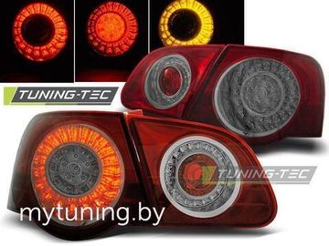 Задние фонари red smoke led для VW Passat B6 sedan