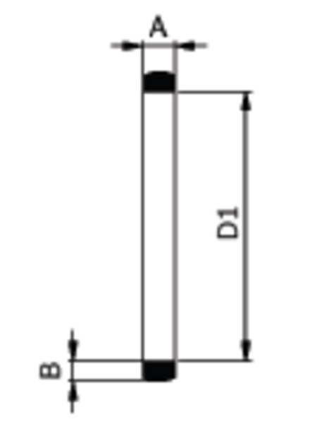Уплотнение для фитинга SF SUPERCAT предпрессованный 1 1/2" 44.5x3.5 TIEFFE