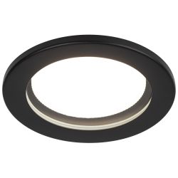 Встраиваемый светильник влагозащищенный ЭРА KL95 SBK GX53 IP44 черный