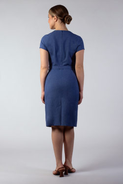 Платье женское 857за, синий #259Син05857з