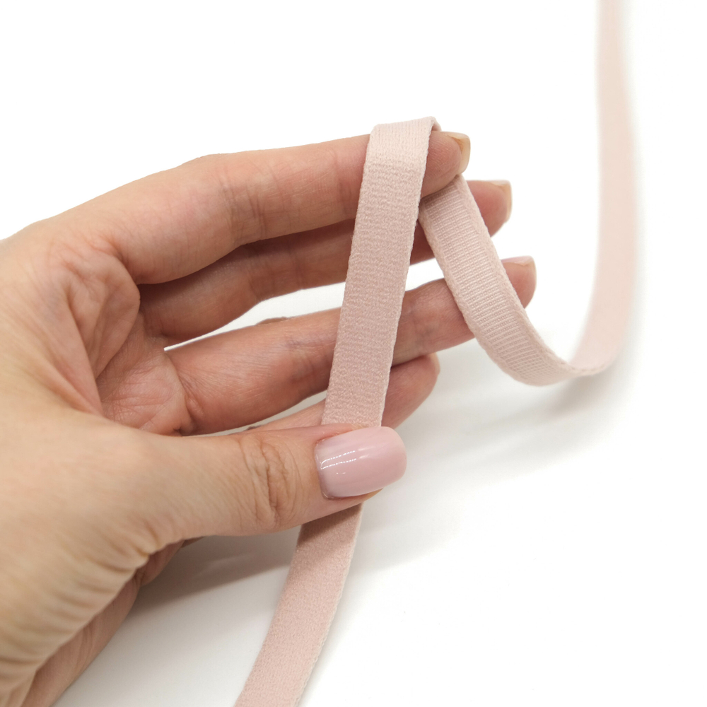 Лента туннельная бесшовная (тесьма под каркасы) ПУДРА