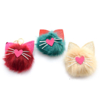 Игрушка мягкая брелок "Киса с носиком", 10 см, 6 микс