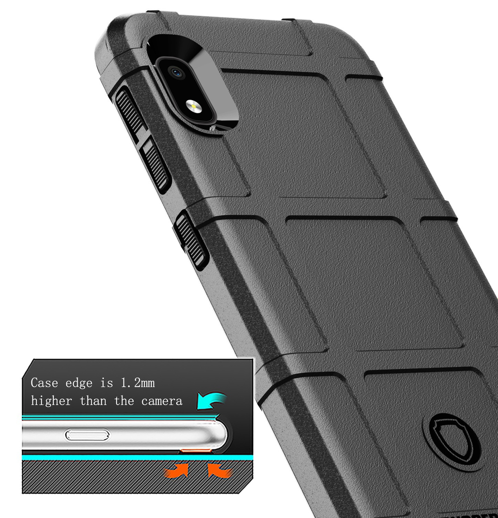 Чехол для Samsung Galaxy A10 (Galaxy M10) цвет Black (черный), серия Armor от Caseport
