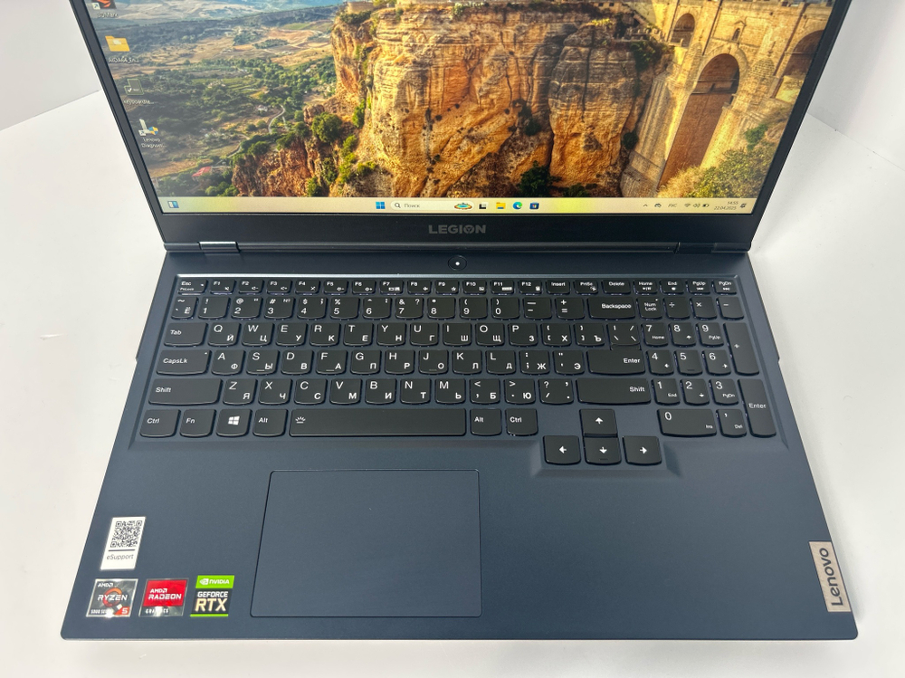 Ноутбук Lenovo Legion 5 15ACH6H (82JU000YRU) 15.6"/AMD Ryzen 5 5600H/RAM 16GB/SSD 512GB/GeForce RTX 3070 8GB/IPS 165 Hz/1920*1080/Windows 11/Подсветка кл-ры: LED/черный. Состояние: B1