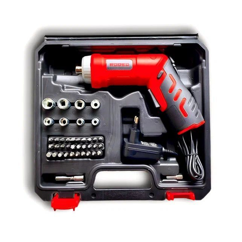 Аккумуляторная отвертка с набором бит в кейсе 48 предметов Rodeo CD048N