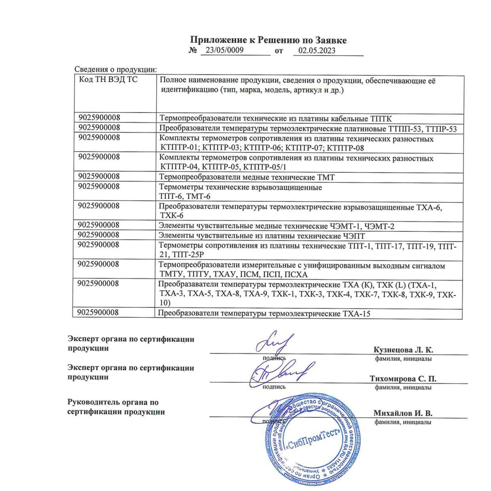 Термопреобразователь сопротивления из платины ТПТ-1-3-100П кл.А Н120мм d8мм бобышка и гильза защитная