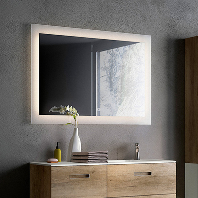 Зеркало с подсветкой Норма, 100х80 см (сенсорный выключатель, регулировка яркости, 6000К)