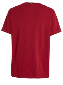 Мужская теннисная футболка Tommy Hilfiger Essentials Big Logo Short Sleeve Tee - rouge