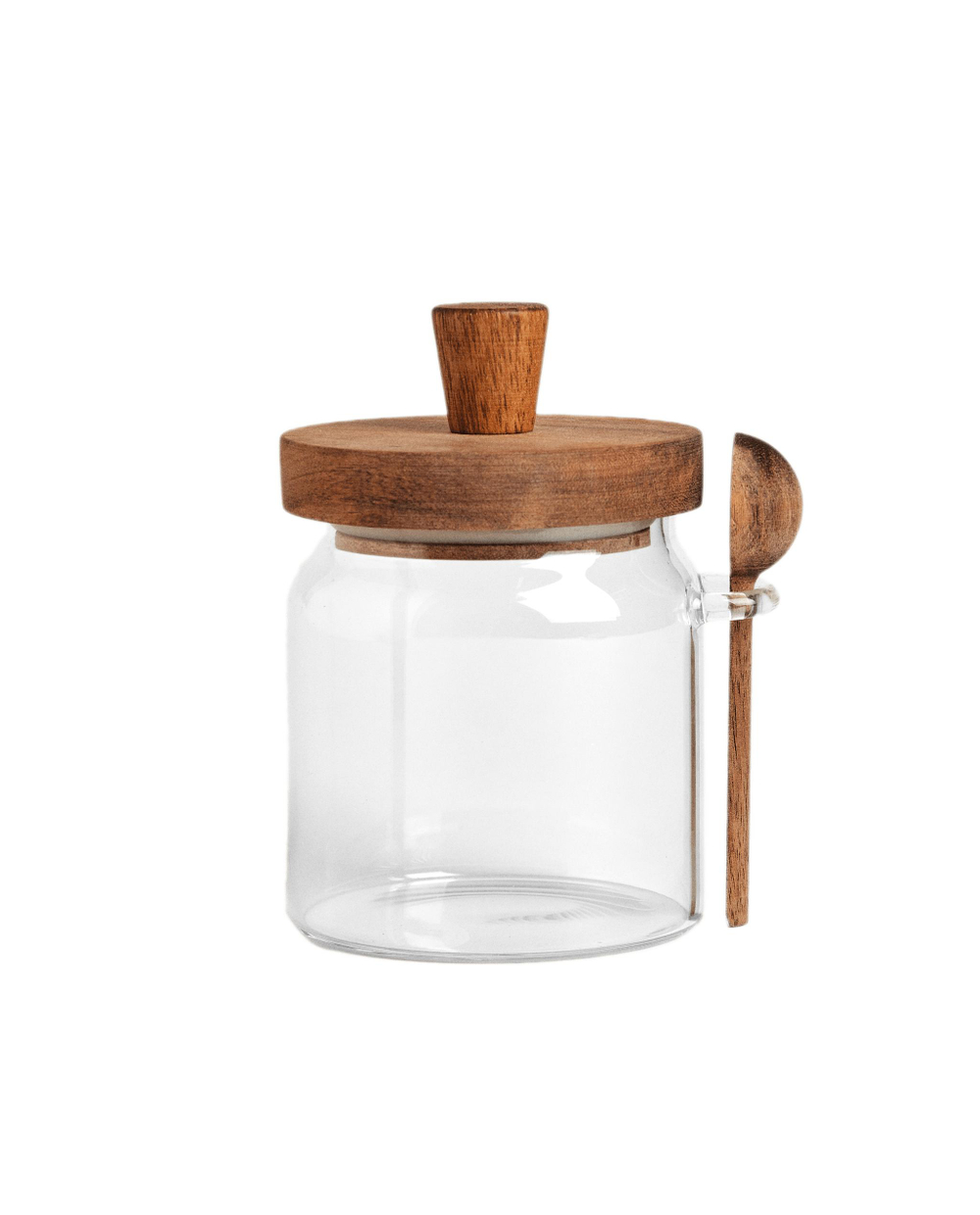 Zara Home сахарница из боросиликатного стекла, цвет бежевый, 15 см