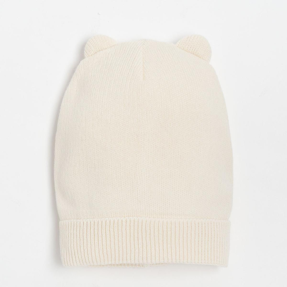 Шапка для девочек молочный, р-р 50-54, 7691710