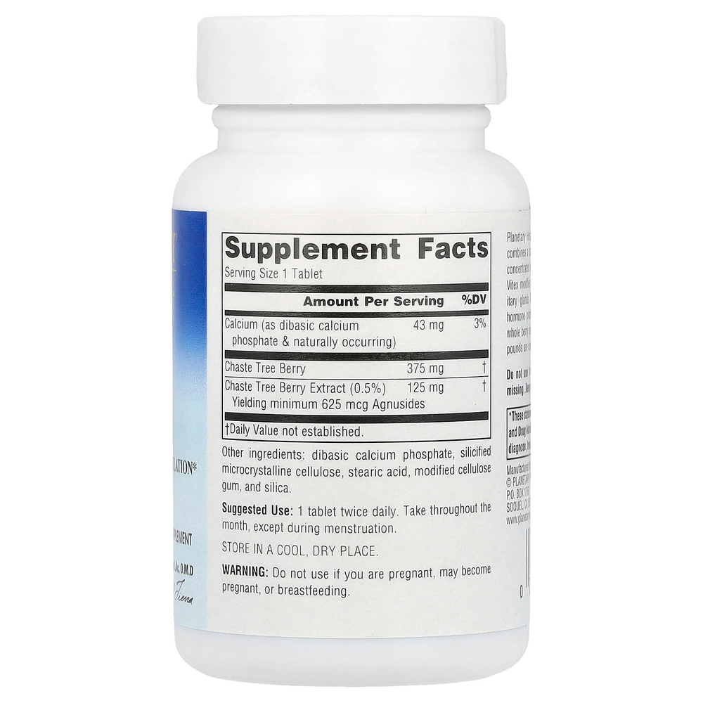 Planetary Herbals, Full Spectrum™, экстракт витекса, 60 таблеток