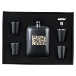 GAEM Набор из 6-ти предм.: фляжка 180 мл, L23,5 W17,5 H4 см