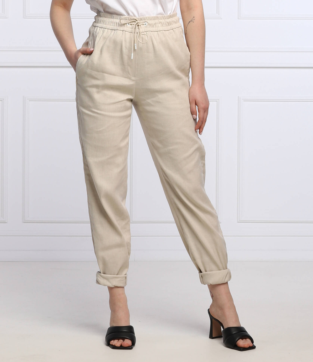 льняное штаны Marc Cain - бежевый(SS 81.38 W03)