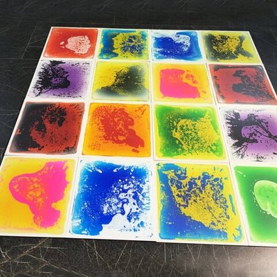 Декоративная плитка "Клякса" Живой пол Треугольная