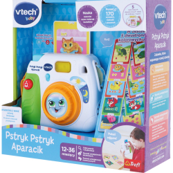 Интерактивный детский фотоаппарат VTech 61587 Щёлк-щёлк развивающий для малышей от 12 месяцев — фото 1