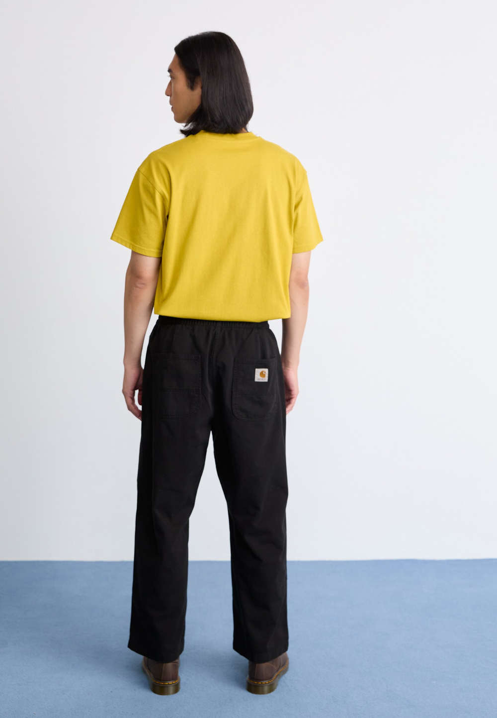 Carhartt WIP CRAWTON - Тканевые брюки - Чёрный