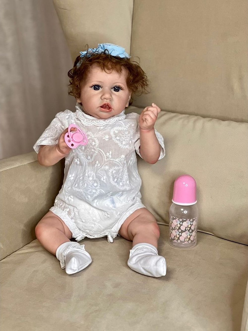 Кукла Реборн мягконабивная 48см в пакете (FA-058)