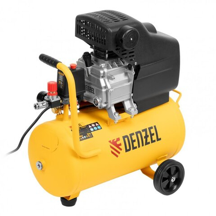 Компрессор воздушный прям. привод DC1500/24, 1,5 кВт, 24 литра, 220 л/мин// Denzel