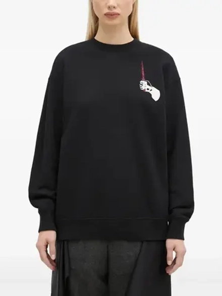 UNDERCOVER x BRIGITTE TANAKA ЛОНГСЛИВ ЧЕРНЫЙ