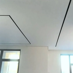 Тканевый натяжной потолок Descor D-Premium (Германия) холодный белый цвет (№450). 2.5м x 2м