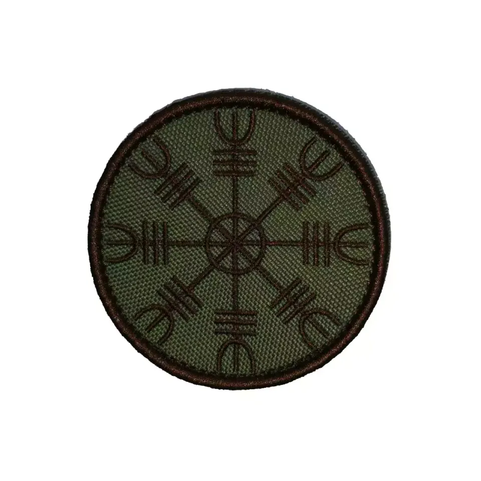 Патч Шлем ужаса олива