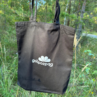 Холщовая сумка (шопер) Доброград. Цвет: чёрный