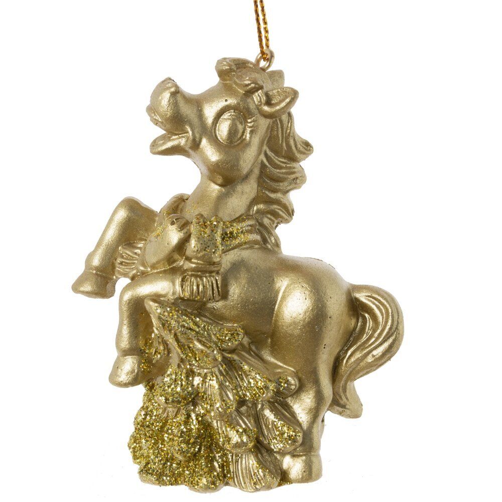 GAEM Фигурка декоративная подвесная "Лошадка", L6 W3 H7,5 см, 2в.