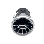 Воздуховод в стиле AMG хром с подсветкой WHITE